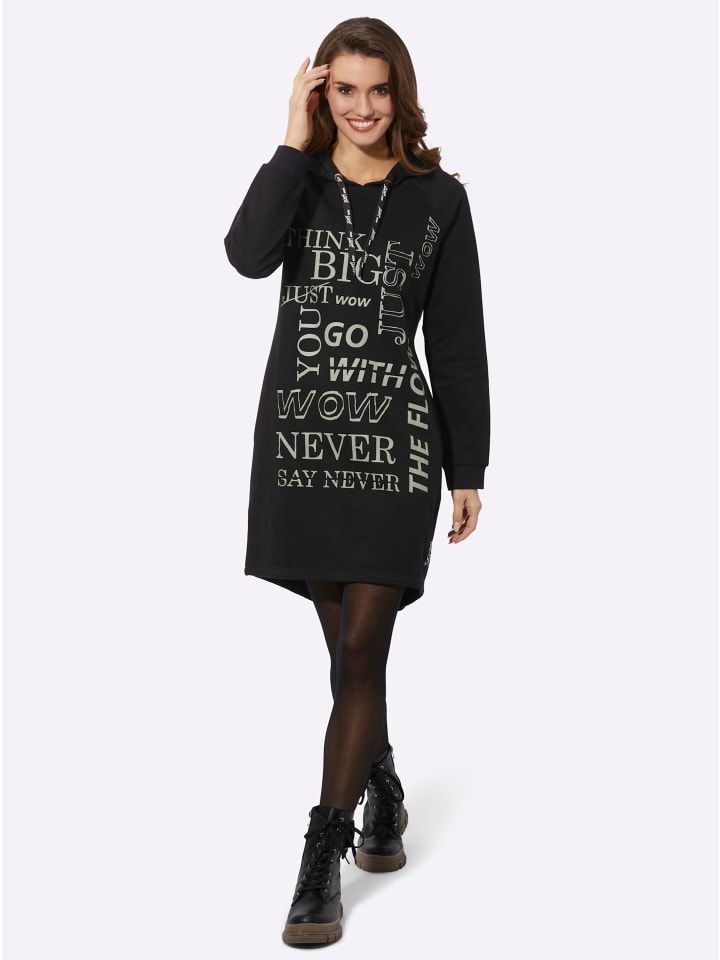 

Платье из джерси черного и грязевого цвета WITT WEIDEN