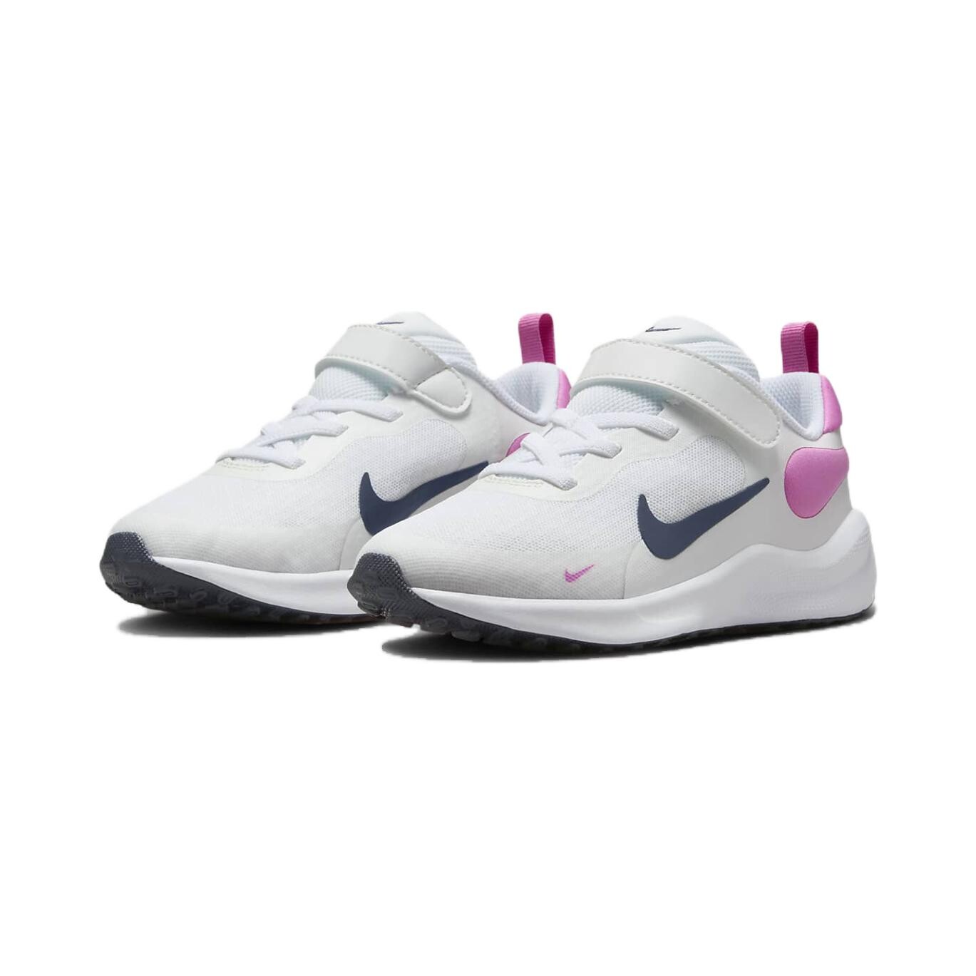 REVOLUTION 7 Детские кроссовки PS Low-top Белые/Розовые Nike, розовый — фото 3