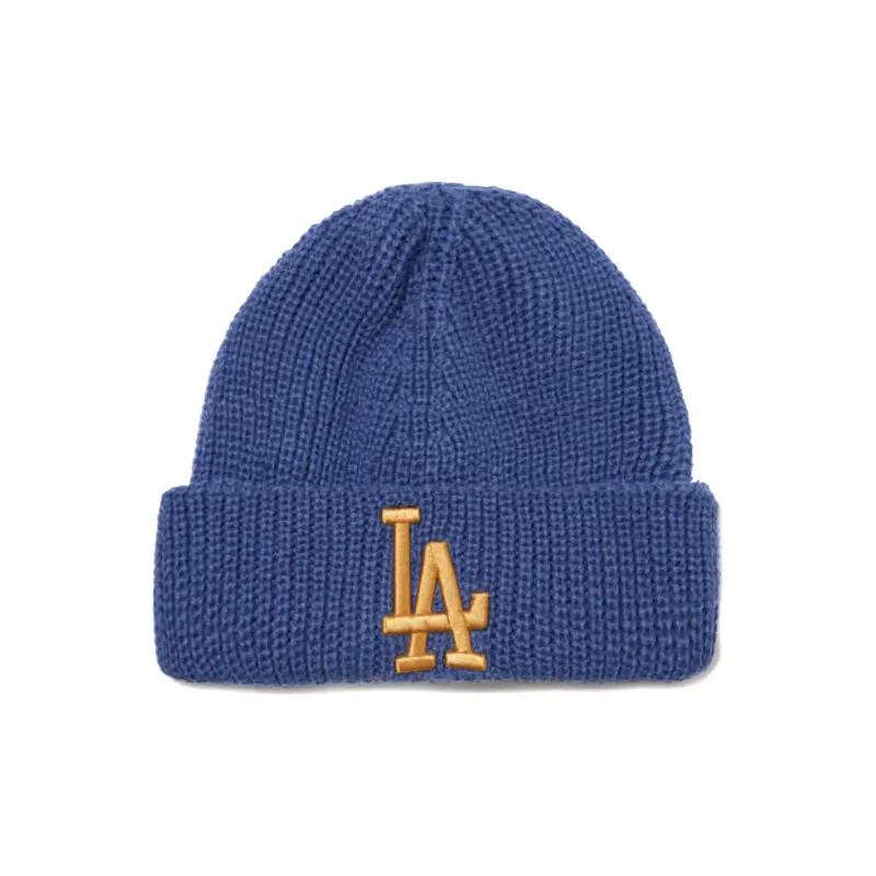 

MLB Акриловая вязаная шапка унисекс тёмно-синяя, Dark Blue