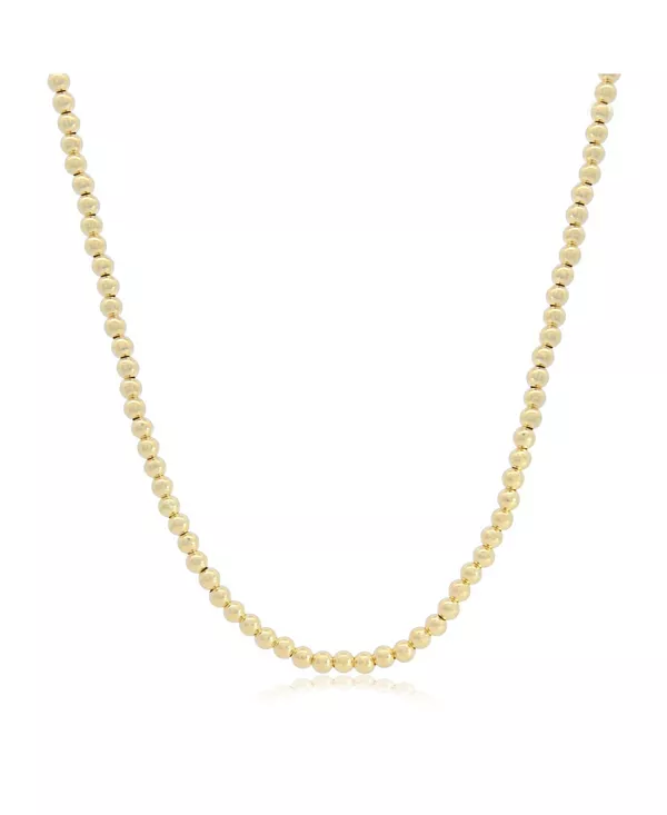 

Ожерелье из золотых бусин с шариками, 14-каратное золото The Lovery, gold