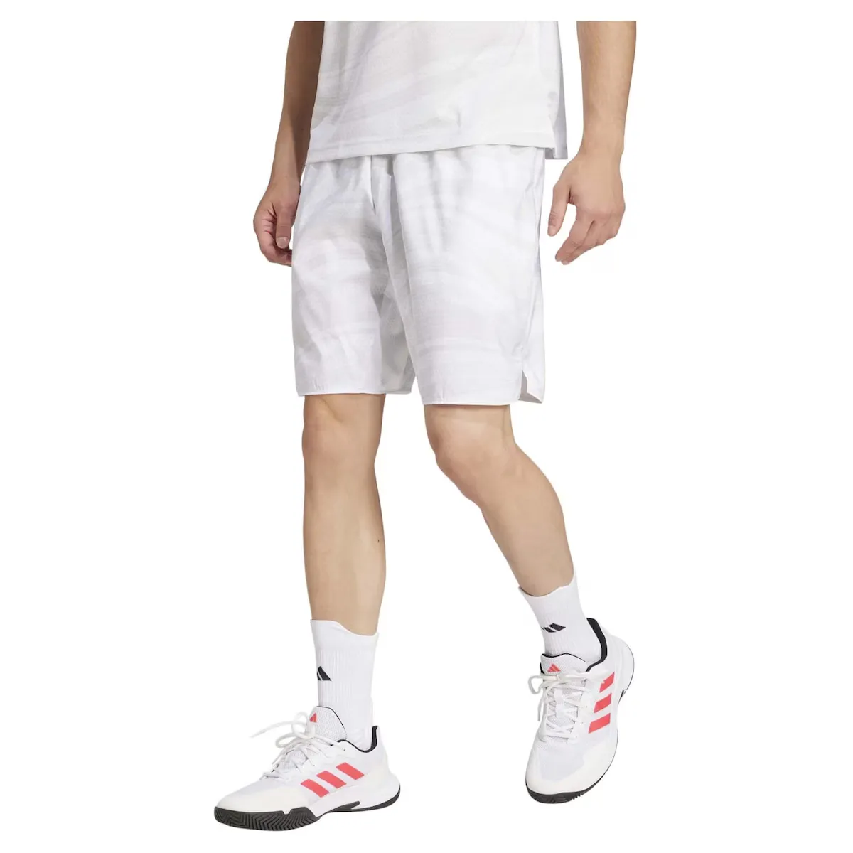 Мужские теннисные шорты Adidas CLUB GRAPH, белый — фото 3
