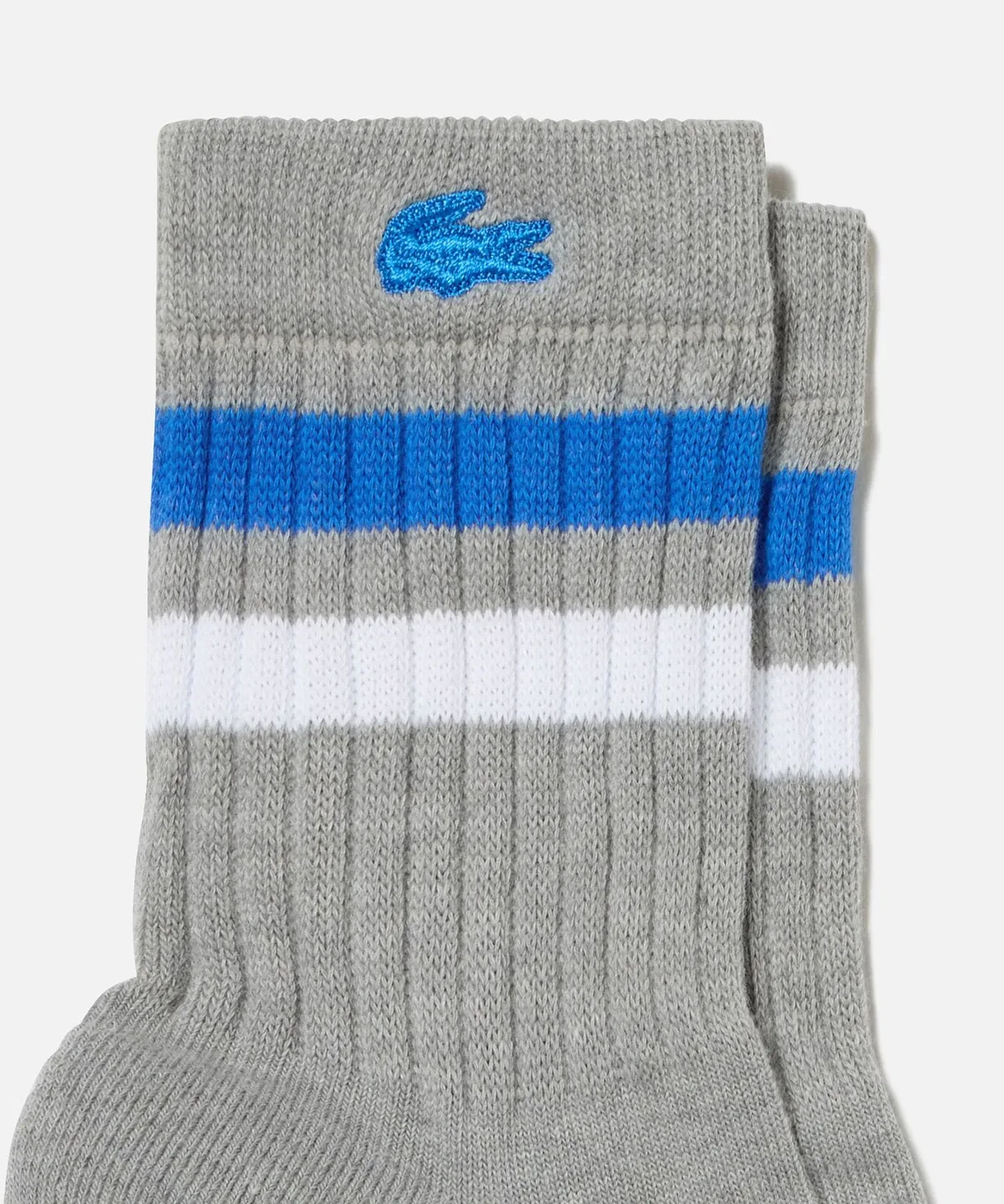 Носки American Rib Short Socks с двумя линиями, серые