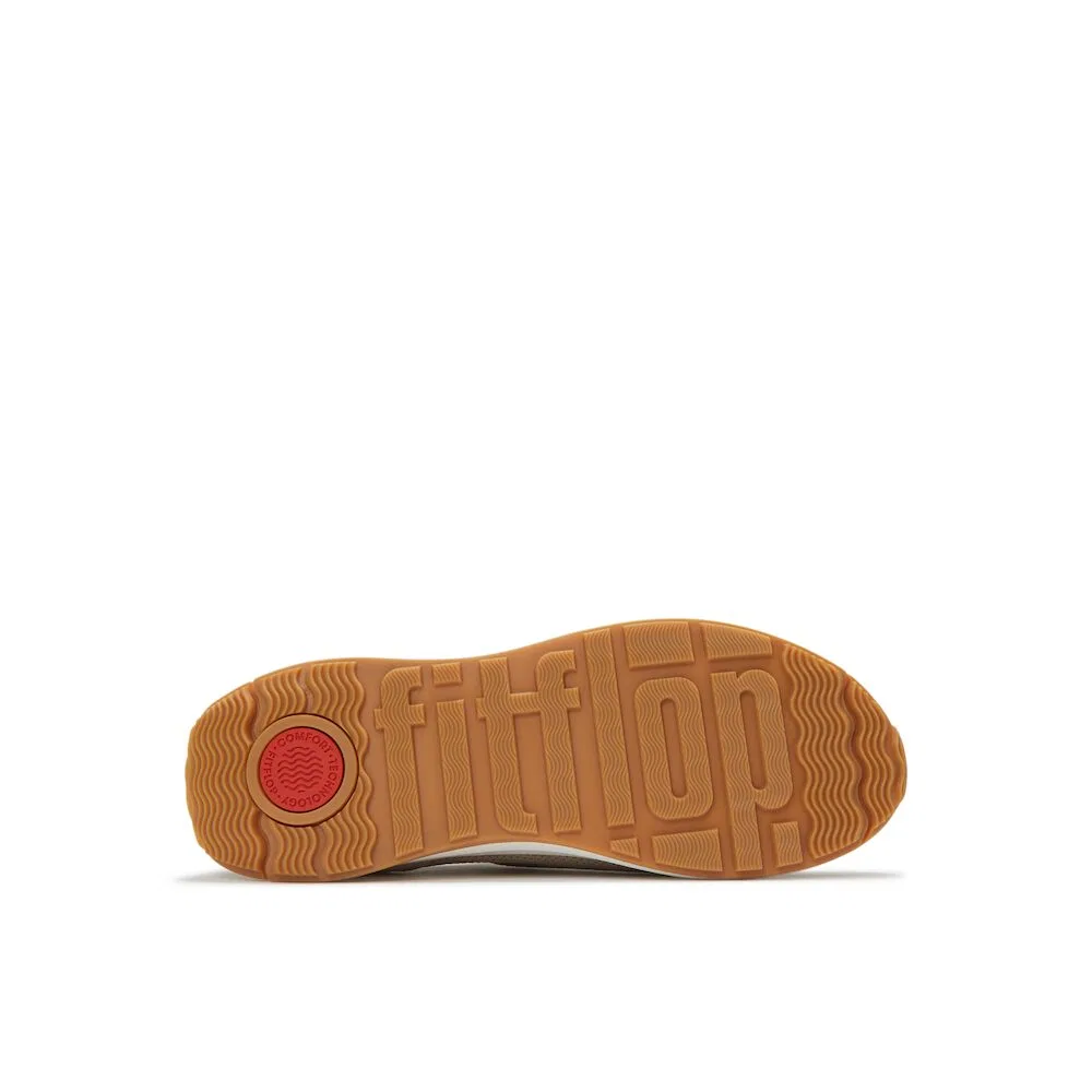 Мужские вязаные слипоны F-Mode Flow бледно-серые от Fitflop — фото 4