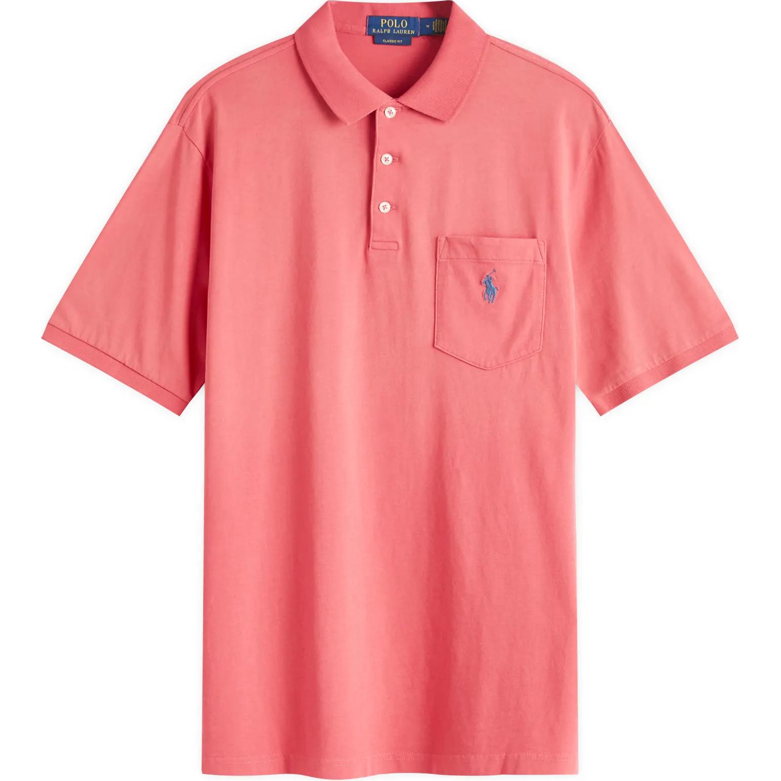 

Поло с вышивкой пони Polo Ralph Lauren, розовый