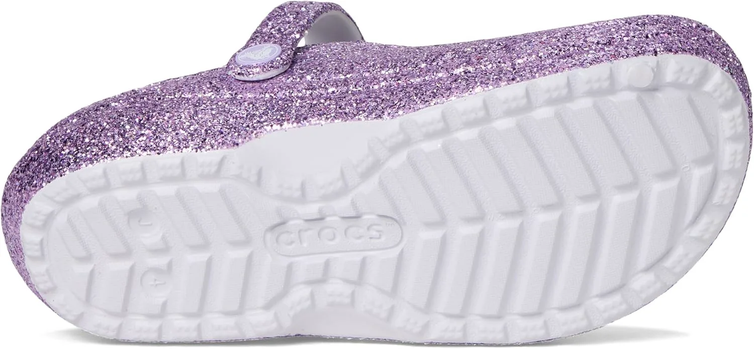 Детские классические сабо Crocs с подкладкой, фиолетовый — фото 3