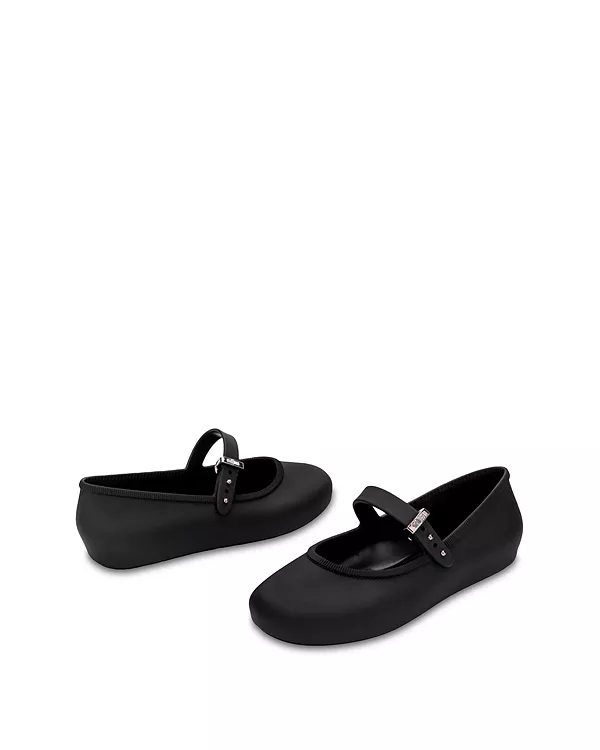 Мягкие балетки для девочек - для малышек и для взрослых Mini Melissa, черный — фото 3