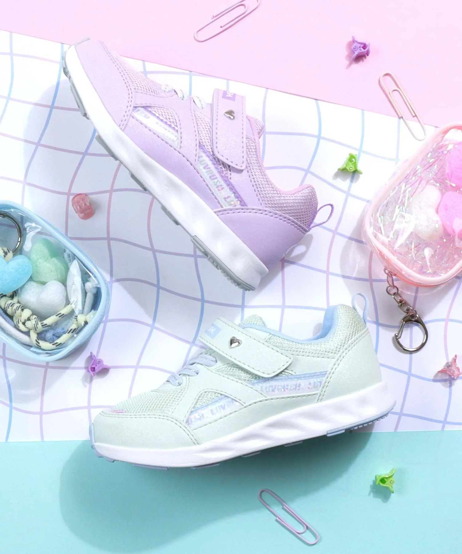 Детские кроссовки MoonStar LV 1252 фиолетового цвета для девочек Superstar, purple — фото 2