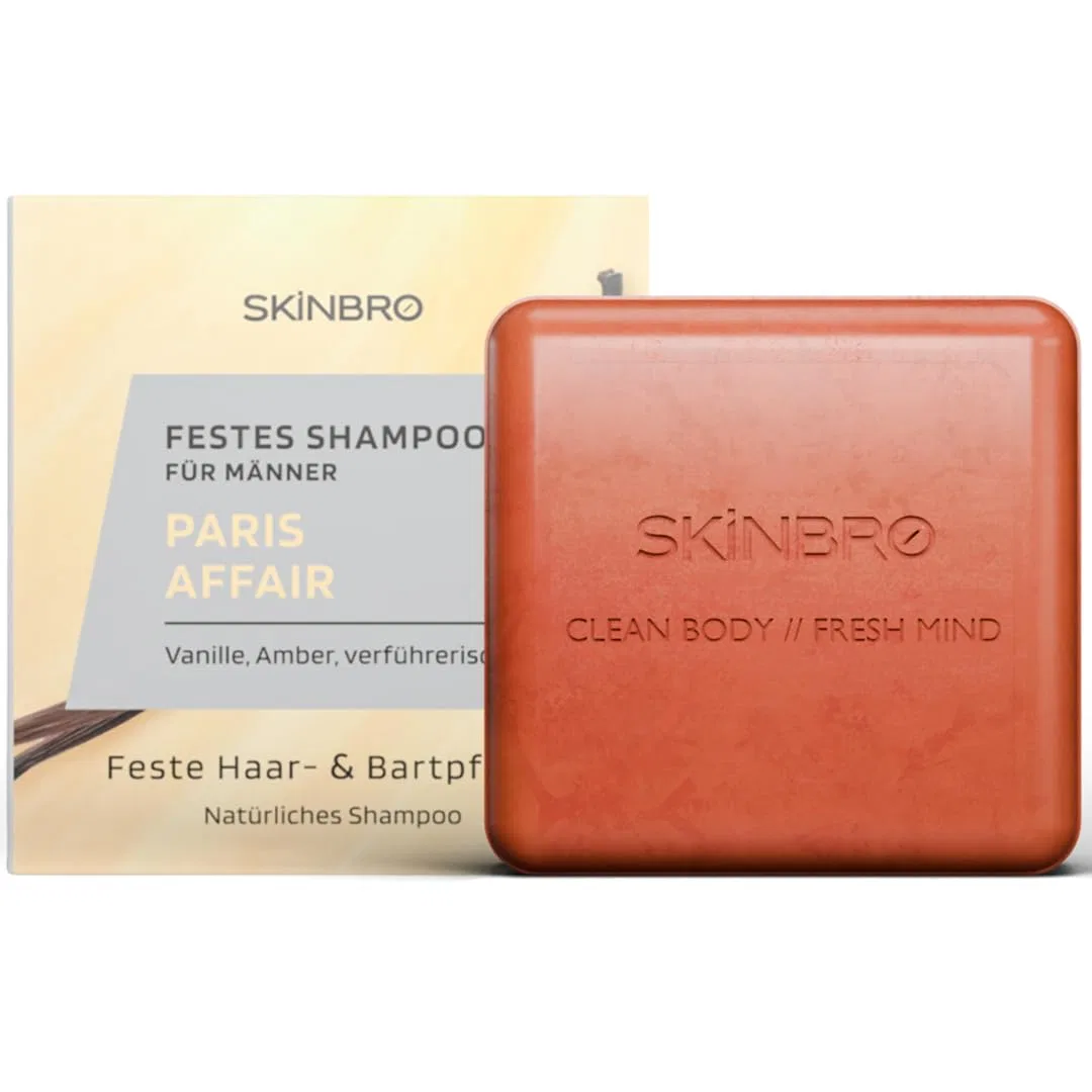 Мужской набор SKINBRO: твердый шампунь Vanilla (60 г) и твердый гель для душа Monte Carlo Charm (100 г) Skinbro — фото 2