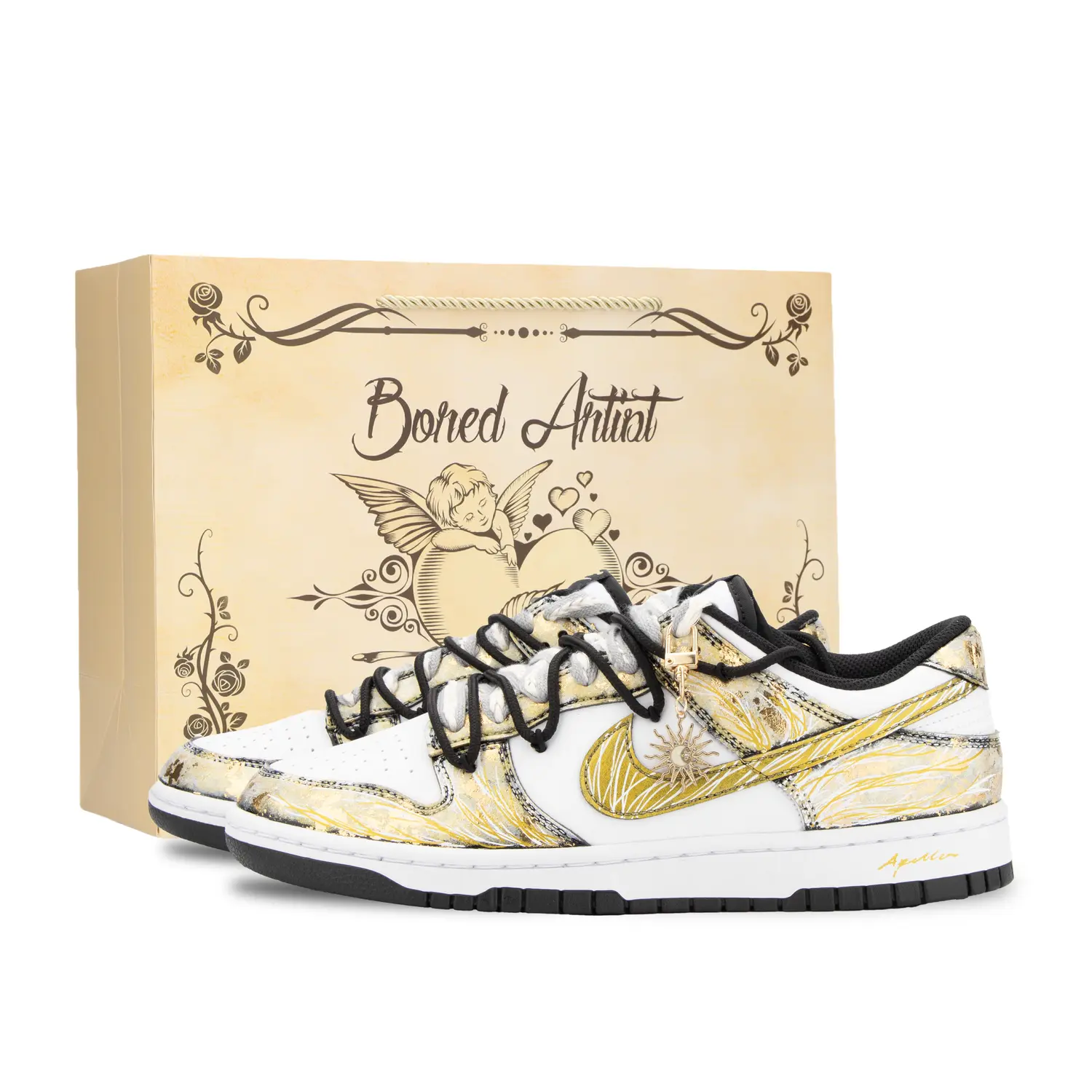 

Детские скейтерские кеды Dunk Unisex Nike, белый