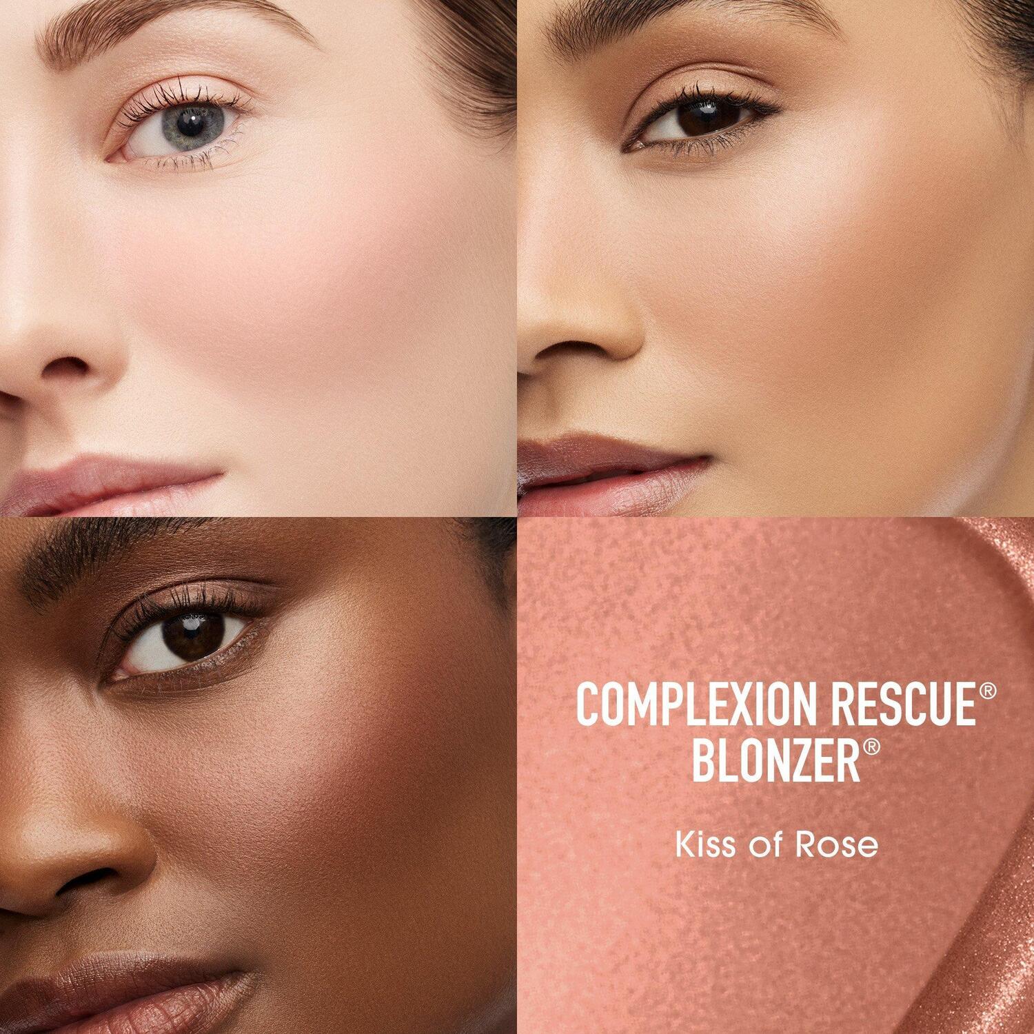 

COMPLEXION RESCUE Жидкий бронзер, румяна и бронзер bareMinerals, Kiss of Rose (bronzing rose)