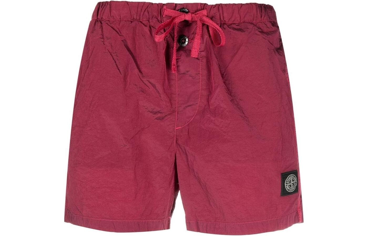 

Повседневные шорты мужские фуксия Stone Island, фуксия