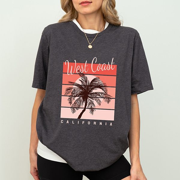 

Футболка West coast california с коротким рукавом Simply Sage Market, Зеленый, Футболка West coast california с коротким рукавом Simply Sage Market