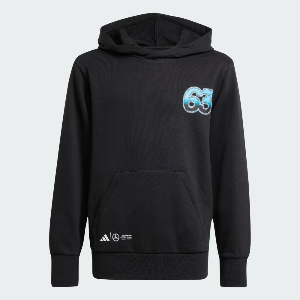 

Спортивное худи Adidas Mercedes - AMG Petronas Formula One Team George Russell Graphic Hoodie, черный