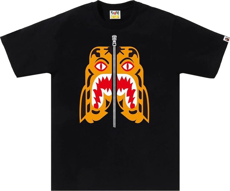 

Футболка BAPE Tiger 'Black', черный