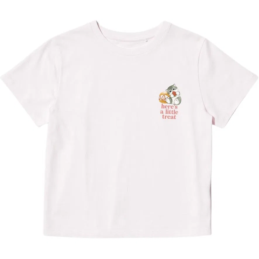 Футболка женская SS26 Pastel Pink с круглым вырезом UNIQLO