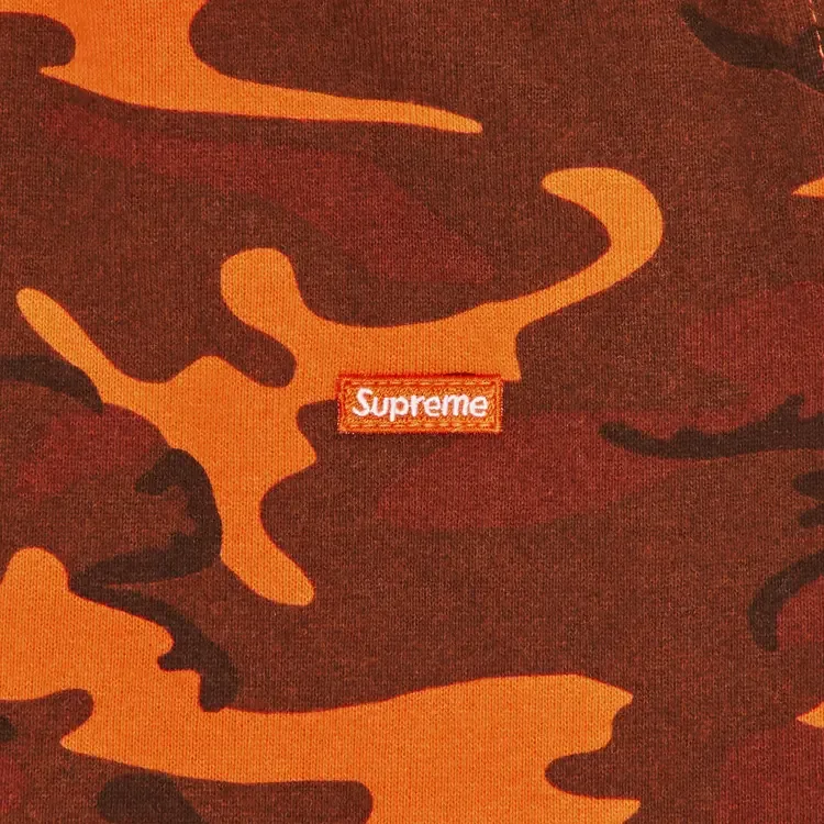Спортивные шорты Supreme Small Box 'Ярко-оранжевый камуфляж' — фото 3