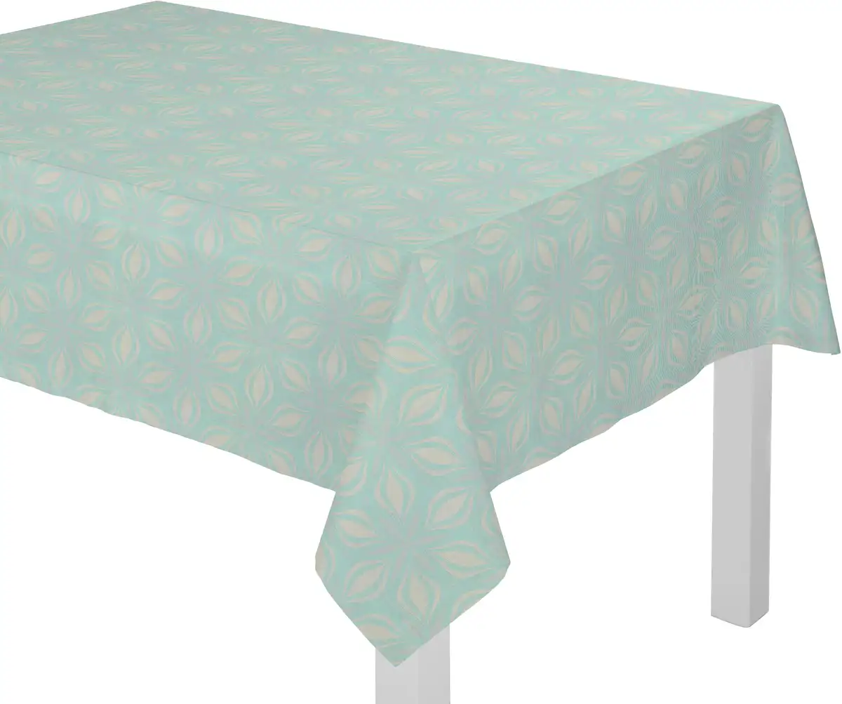 

Скатерть Adam "Retro Floret", экологичная 130х220 см, светло-бирюзовый