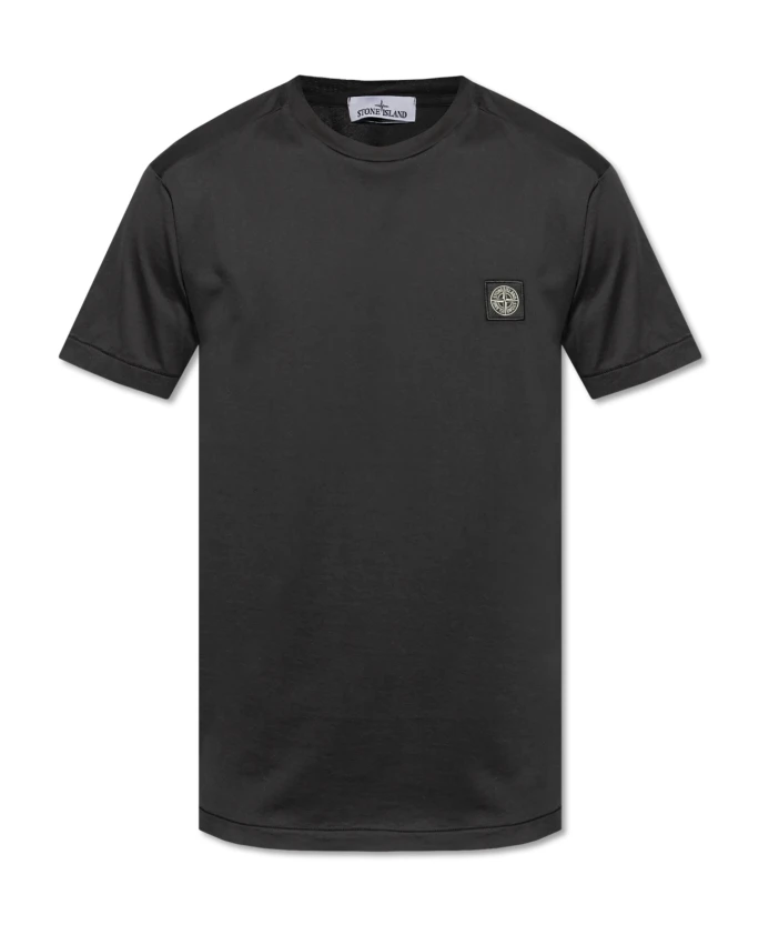 

Футболка с логотипом Stone Island, черный