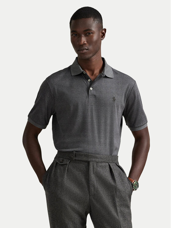 

Поло slim fit 710P07351001 Polo Ralph Lauren, серый