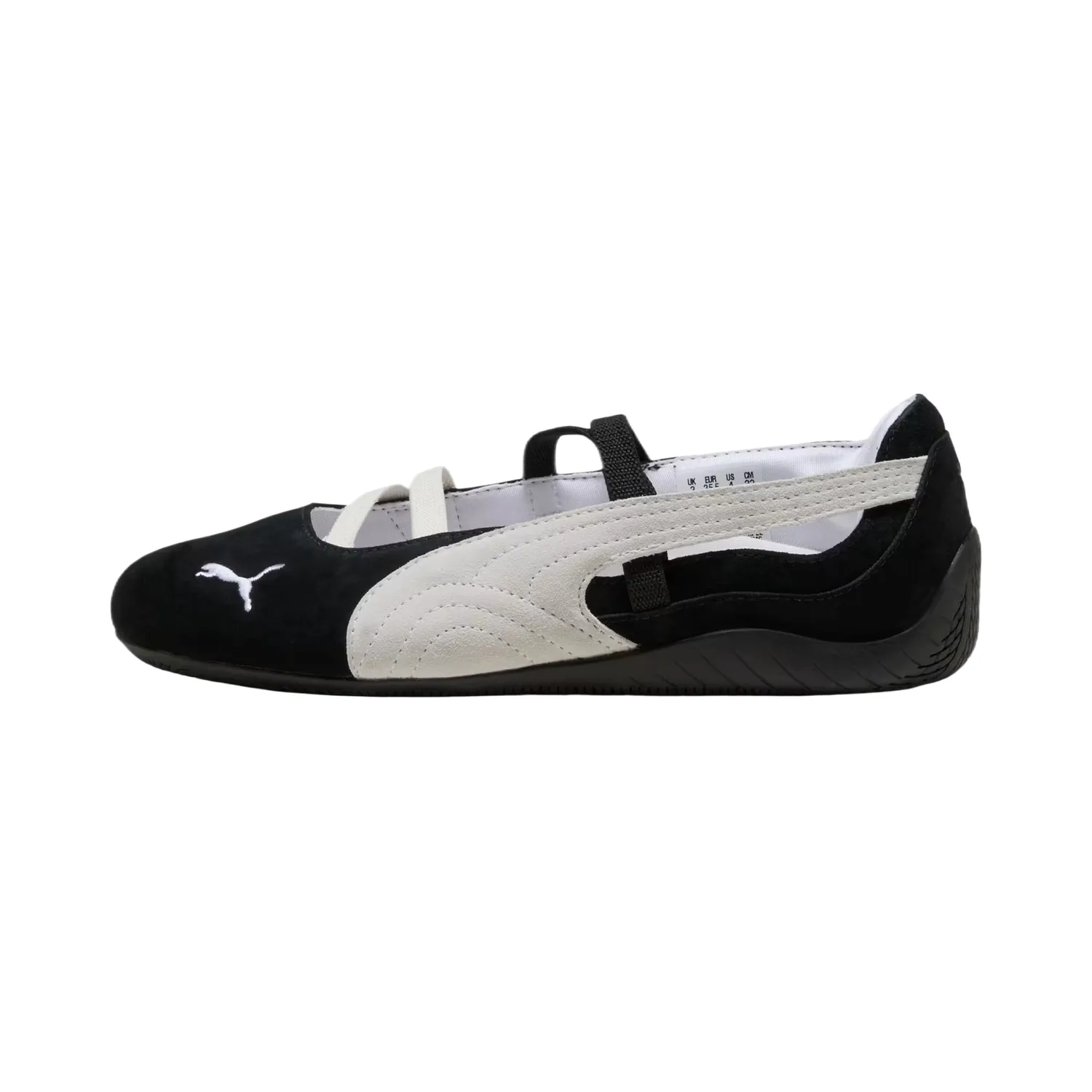 Speedcat Cow Leather Low top детские кроссовки для тренировок Unisex PUMA, PUMA Black-PUMA White-Warm White