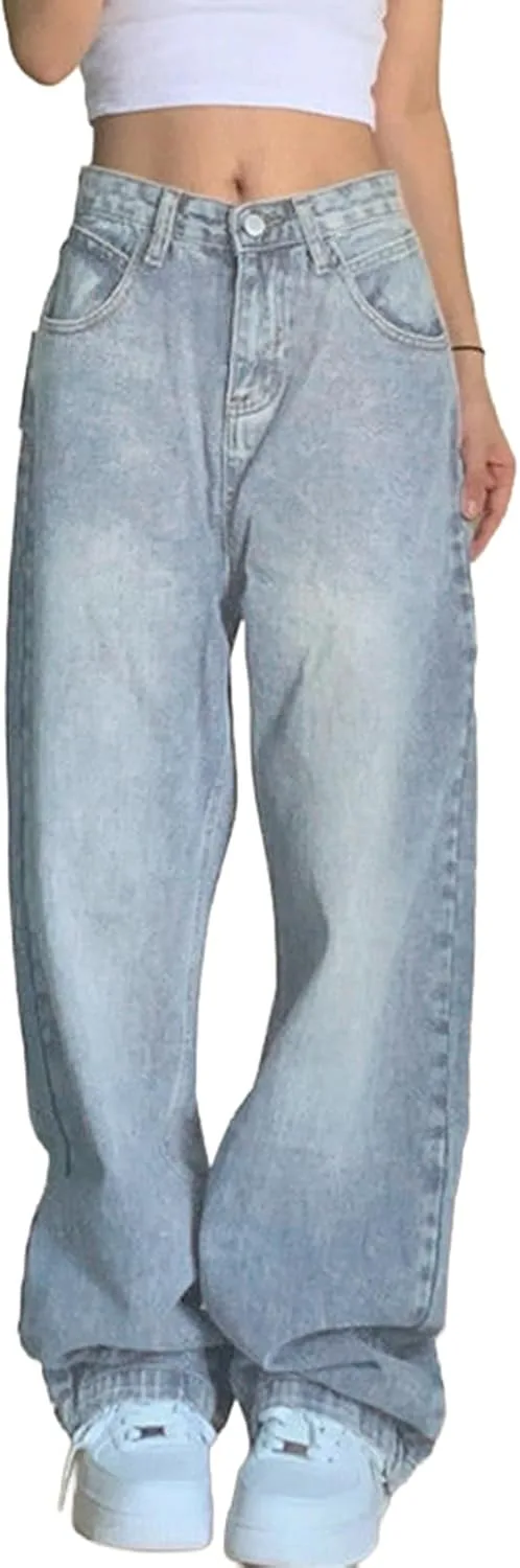 

Emmiol женские мешковатые джинсы mid-low waist boyfriend