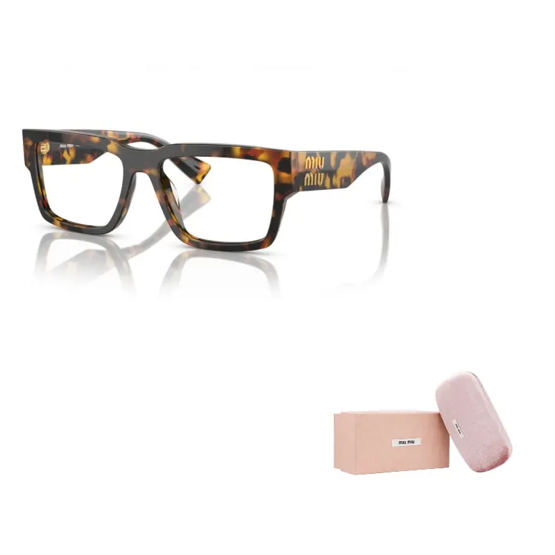 

MIU MIU Очки с прямоугольной оправой, Tortoiseshell