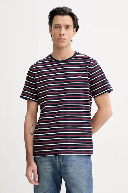Футболка хлопковая Original H&M Levi's, синий