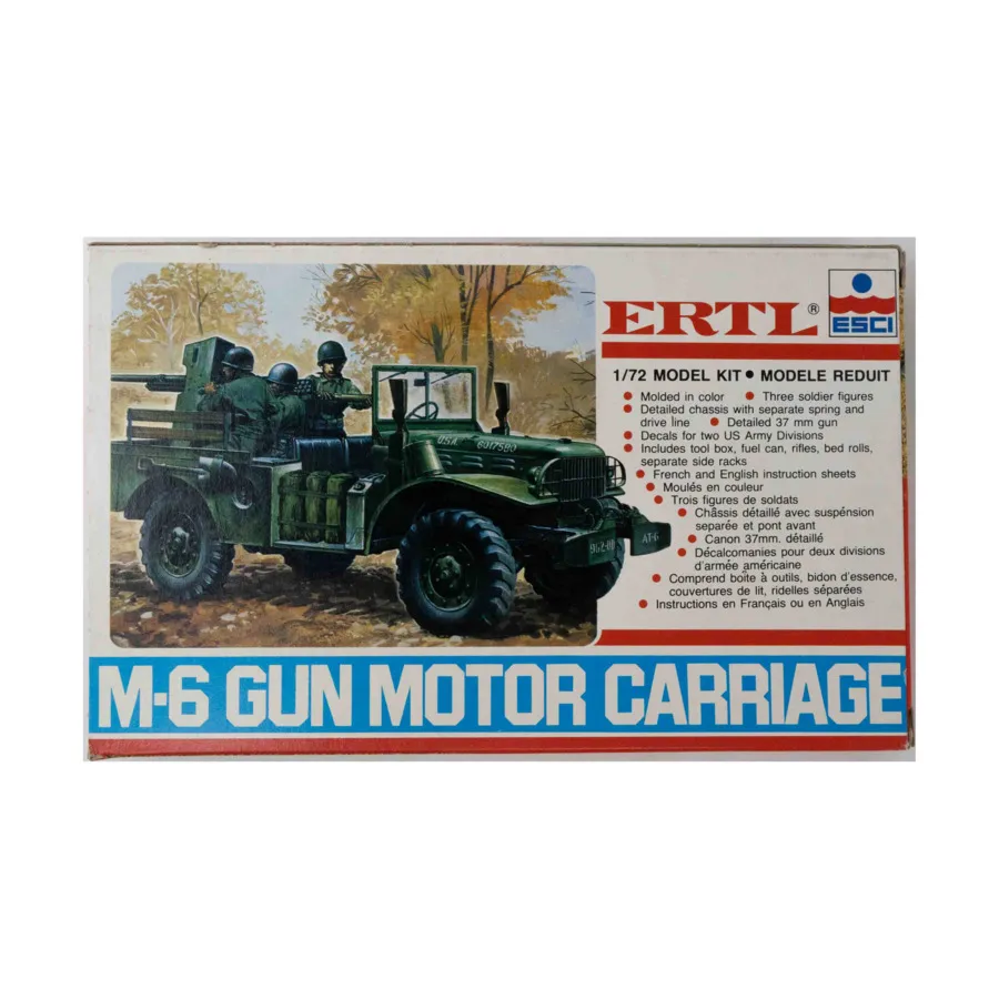 

Моторно-артиллерийский лафет М-6, Plastic Military Figures (1:72) (ESCI)