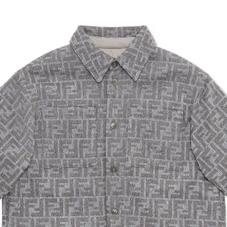 FENDI Куртка FW23 Kids' Gray — фото 4