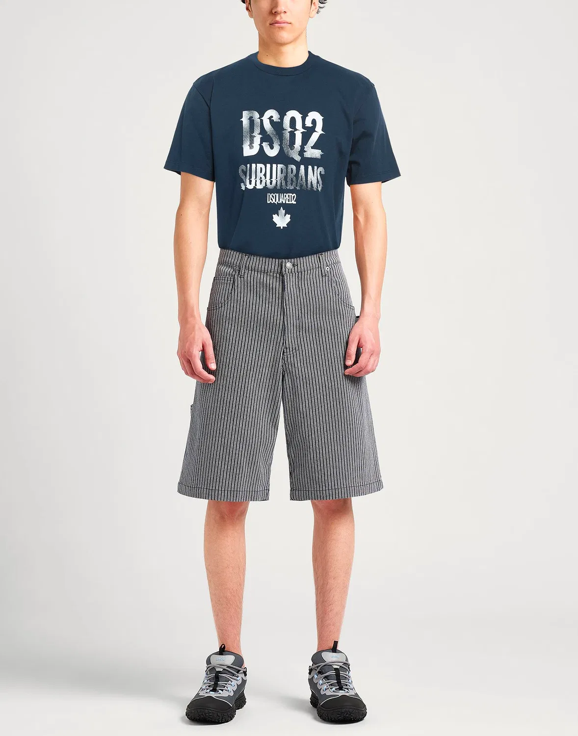 Футболка с принтом Navy DSQUARED2 — фото 2