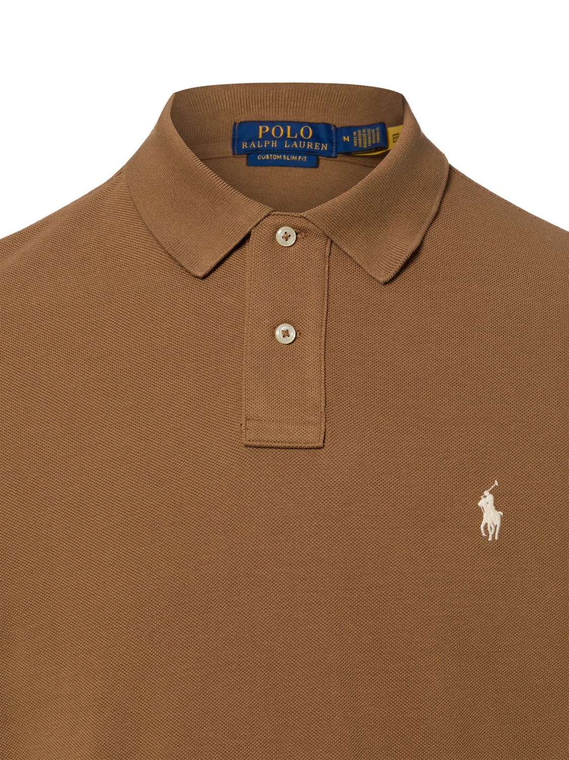 Polo Ralph Lauren Поло в коричневом цвете — фото 3