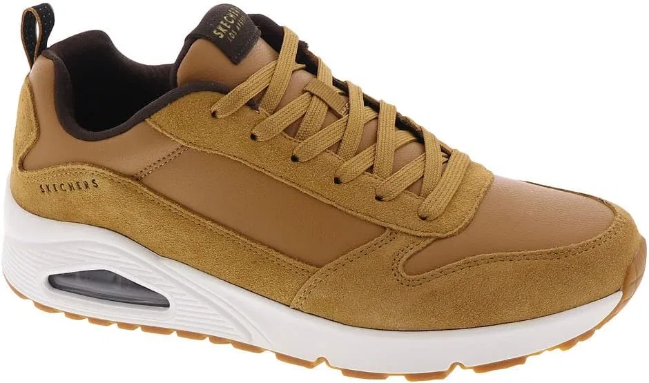 Женские кроссовки Skechers Uno, Whiskey Leather Pu Trim — фото 2