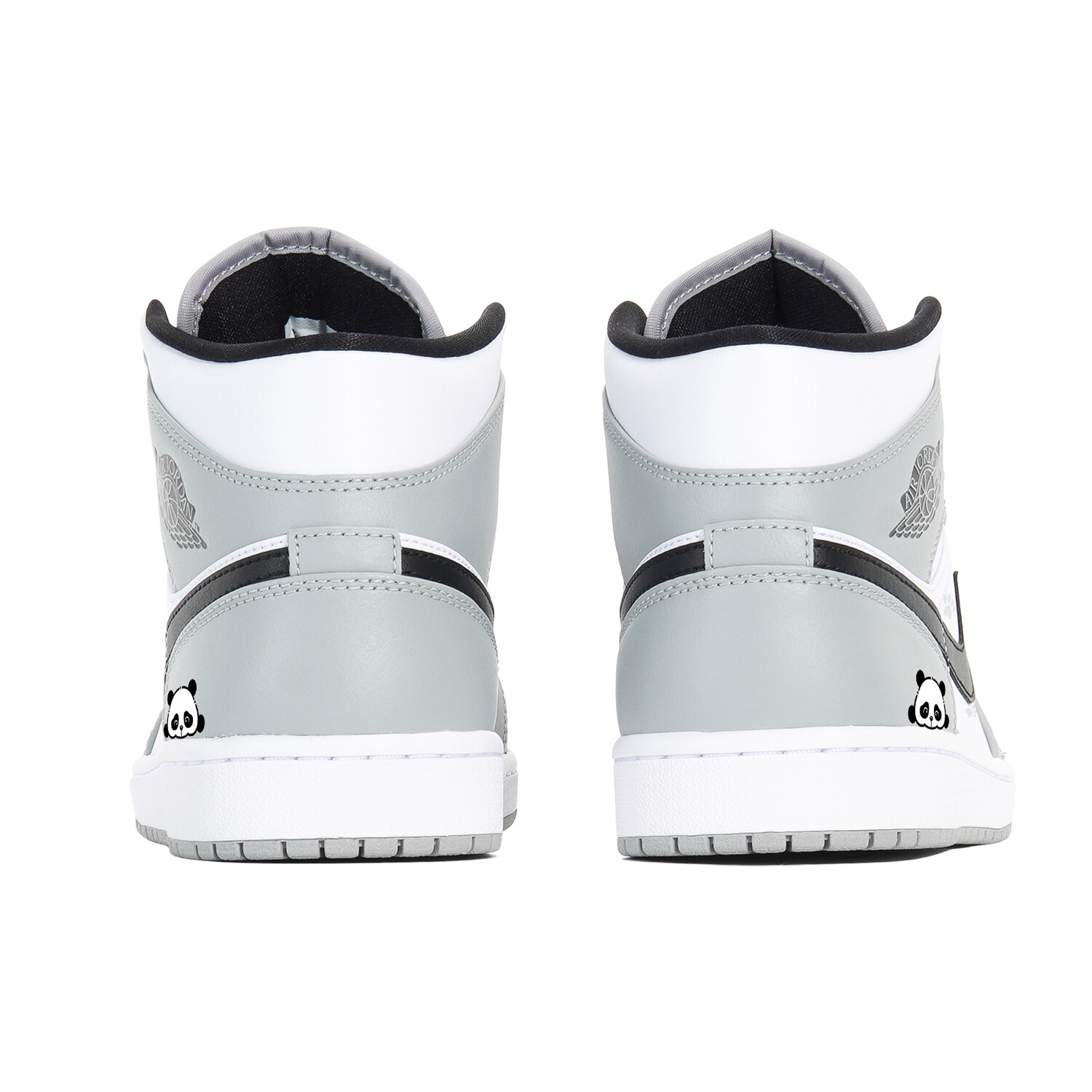 Баскетбольные кроссовки Air 1 Vintage Men Mid-Top White Grey Jordan — фото 3