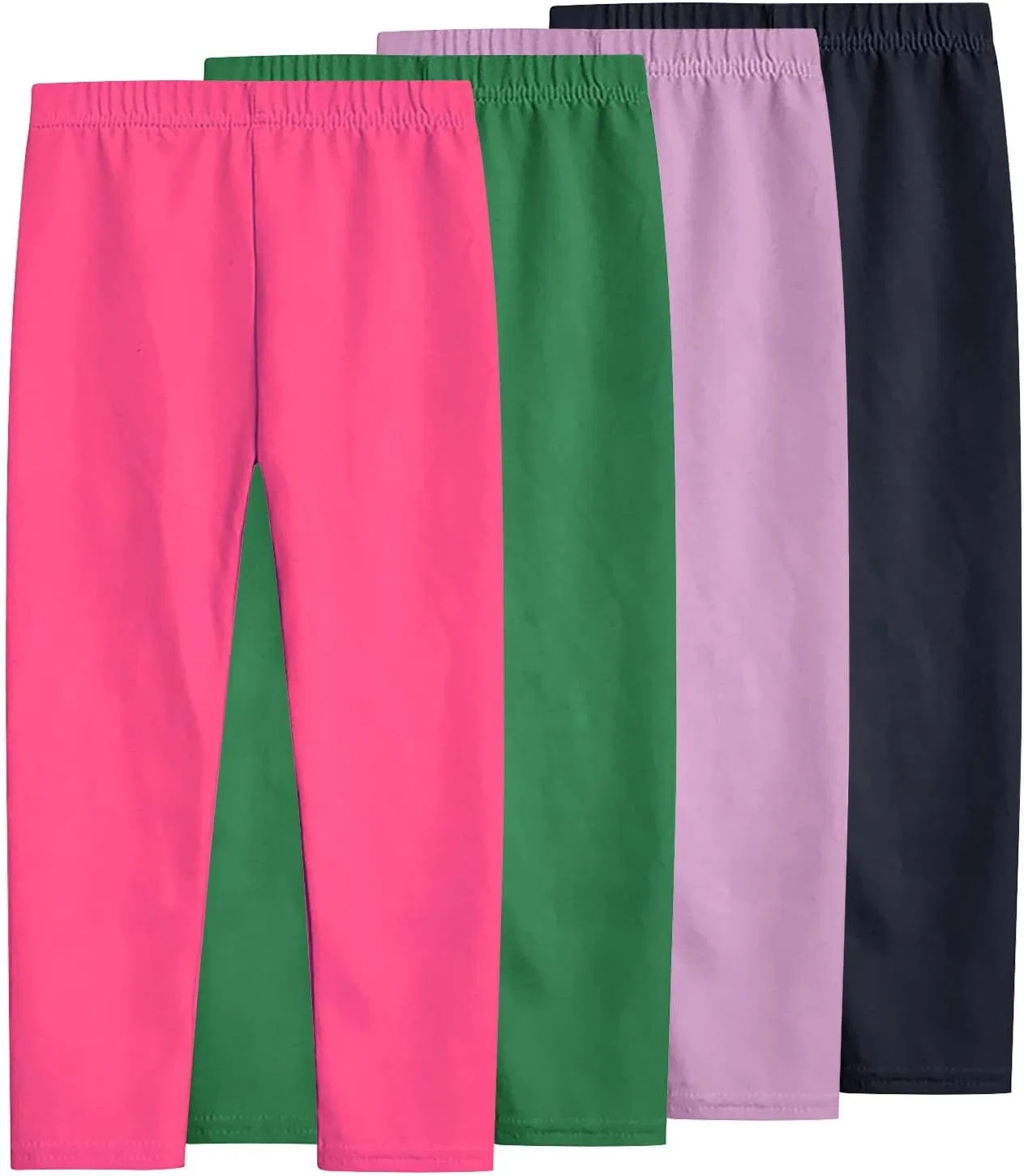Леггинсы хлопковые 4 шт, Hot Pink