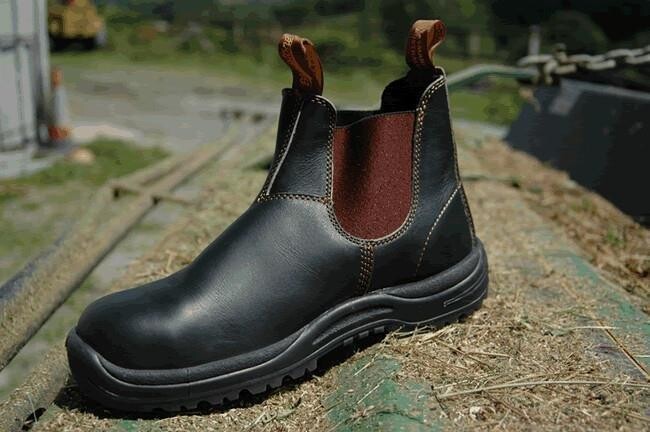 Ботинки челси Blundstone #192 со стальным носком, коричневый — фото 2