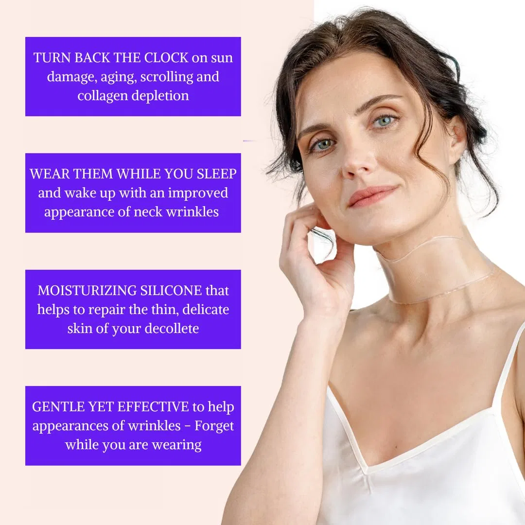 Силиконовые патчи от морщин для шеи Anti-Wrinkle Pads Blumbody — фото 4