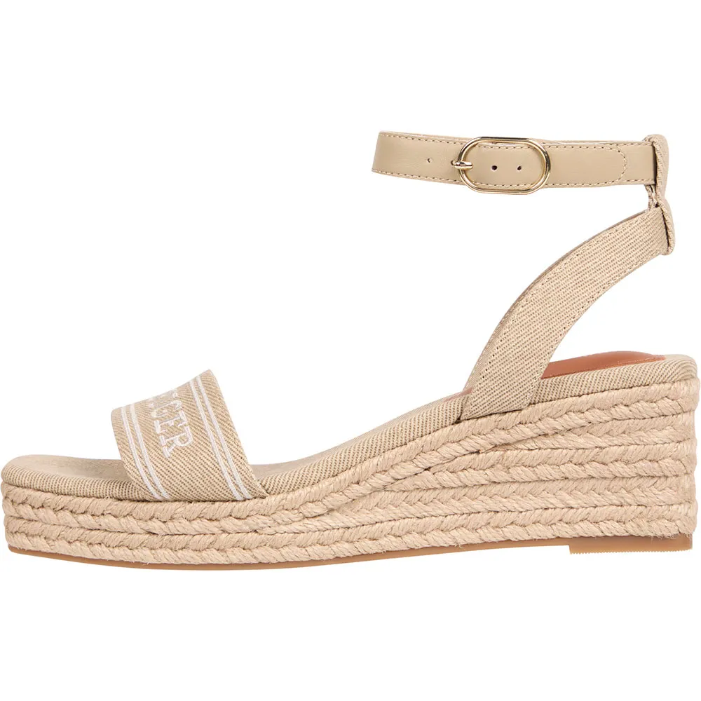 Сандалии Tommy Hilfiger FW0FW08805 esparto wedge, бежевый