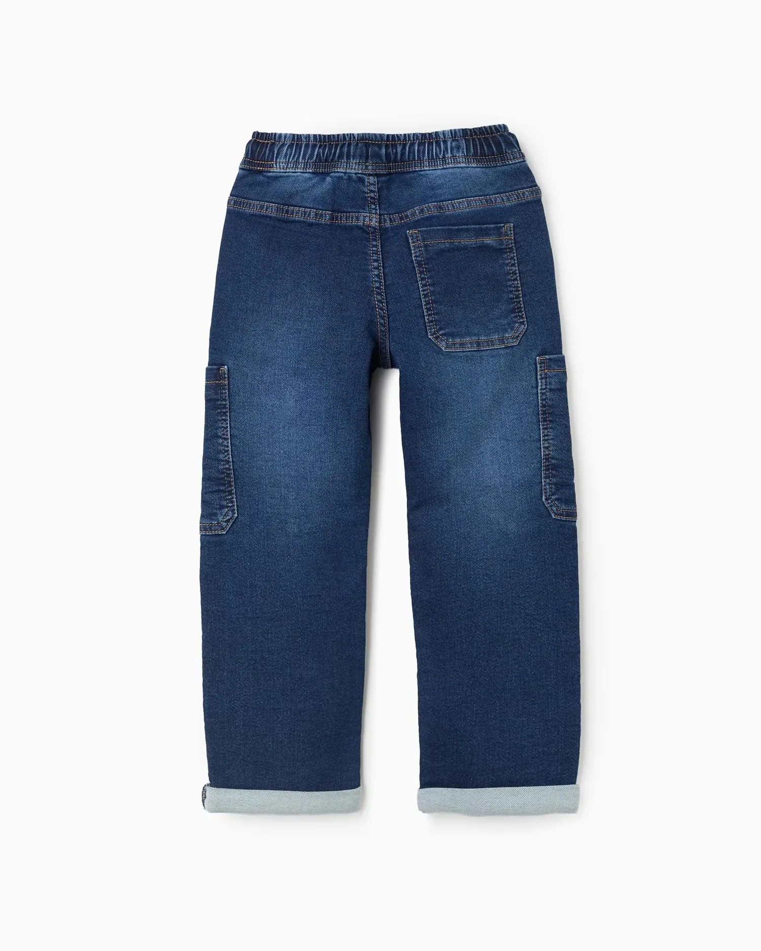 Детские джинсы прямого кроя с шнурком Zippy, Azul Denim — фото 3