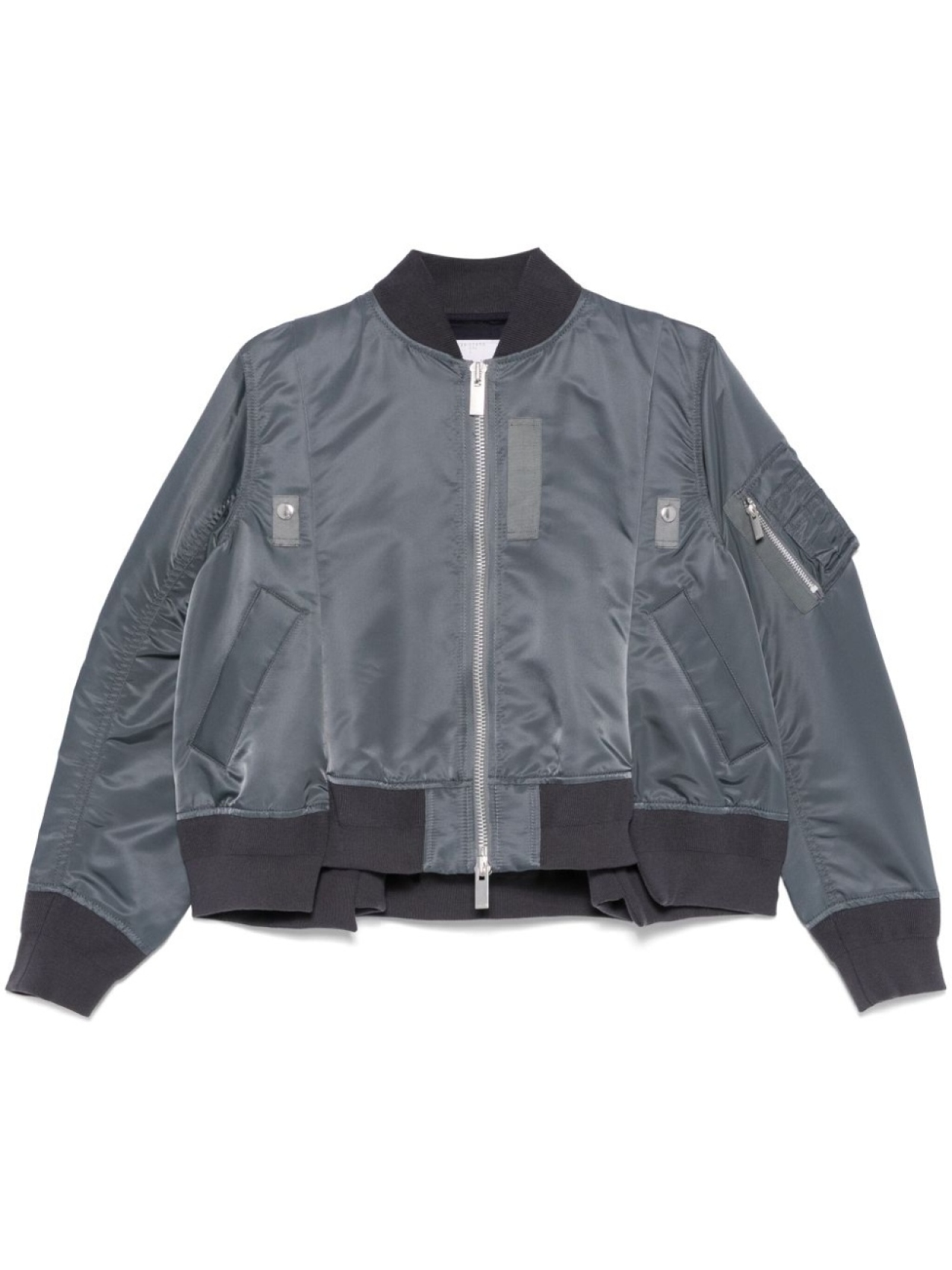 

Куртка-бомбер на молнии sacai, синий