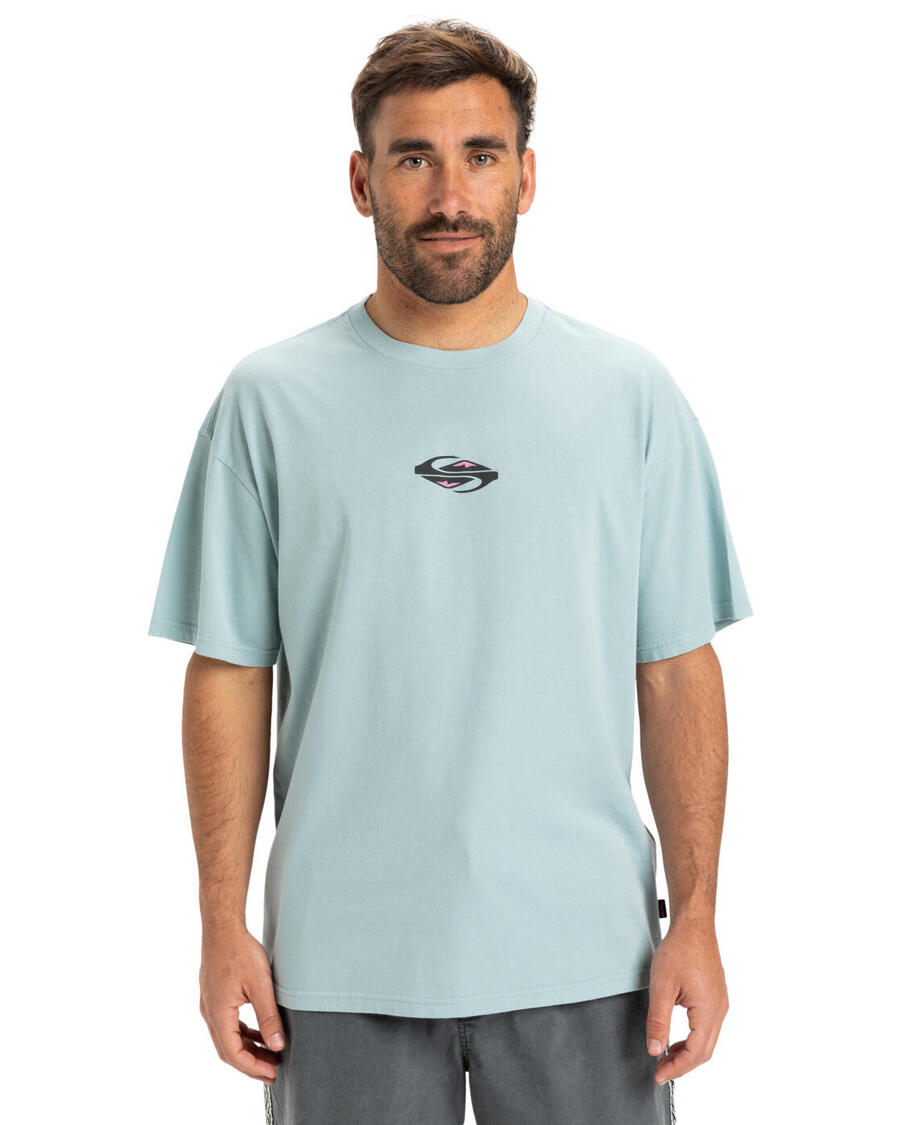 

QUIKSILVER Футболка GLOBAL HEAT синяя мужская