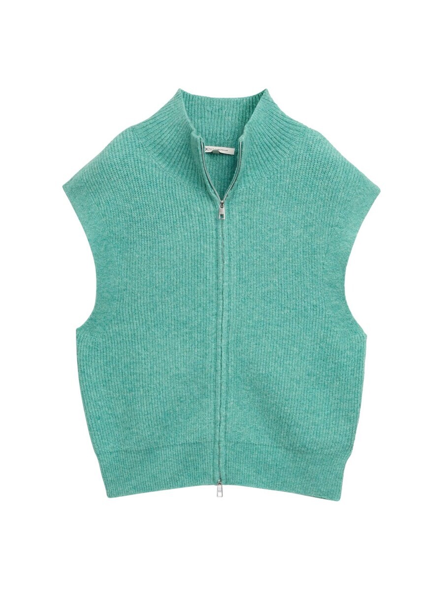 

Вязаный кардиган TOM TAILOR DENIM Knitted Vest, цвет jade
