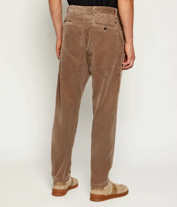 Вельветовые брюки Harlem Relaxed fit Tommy Hilfiger, коричневый — фото 4