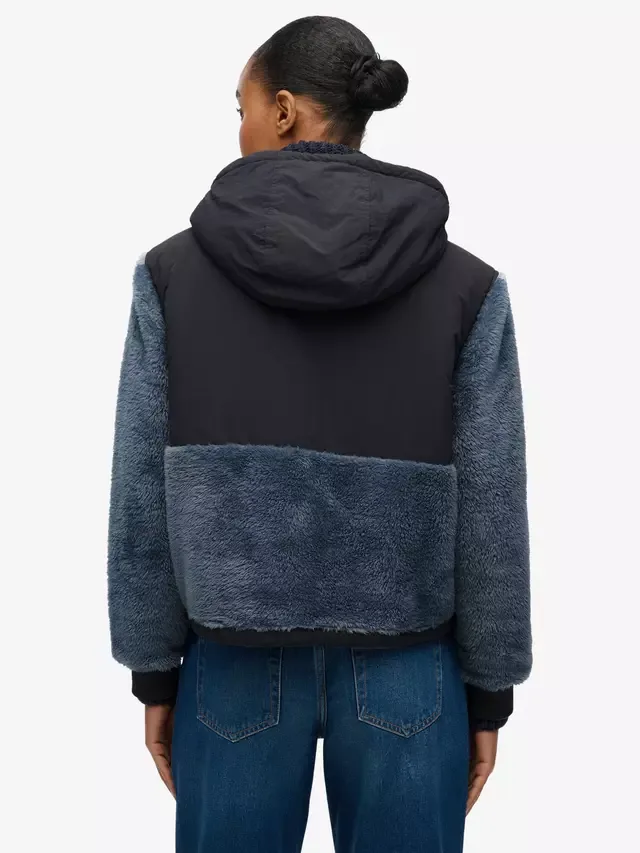 Сверхмягкая гибридная куртка на молнии, цвет Эбеновое дерево Superdry — фото 2