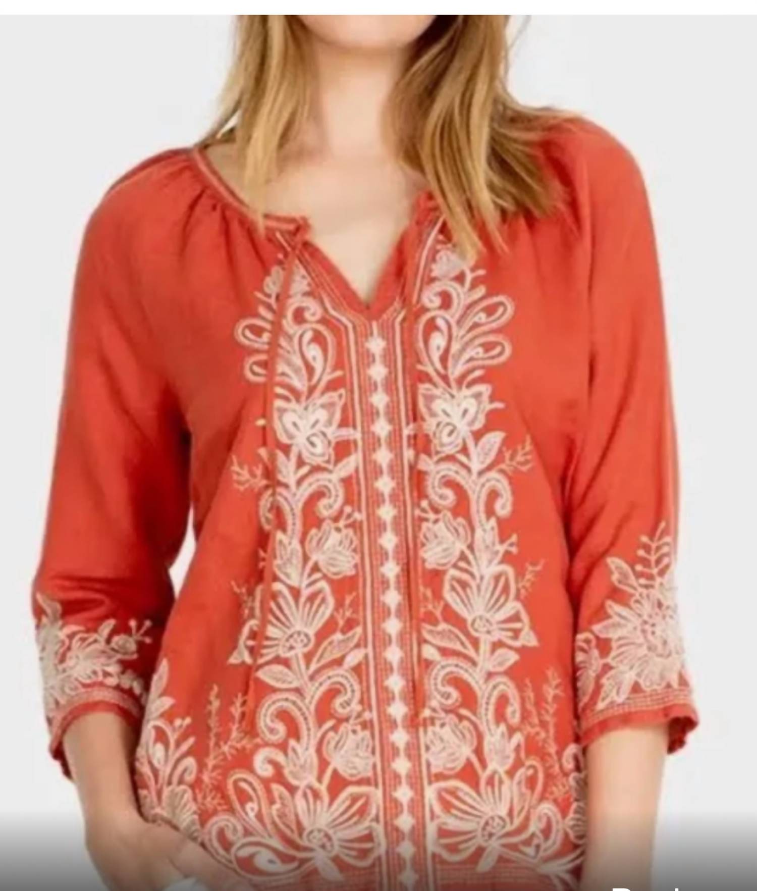 

Топ Jewel Pleasant в цвете ржавчины Johnny Was, Rust