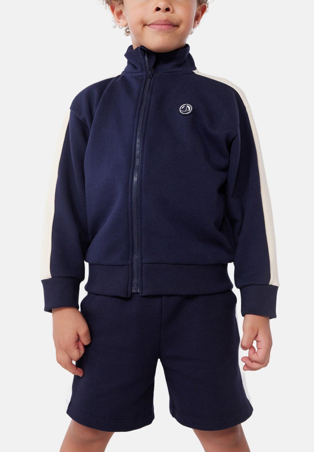 

Толстовка на молнии MIT REISSVERSCHLUSS UND STEHKRAGEN Petit Bateau, темно-синий