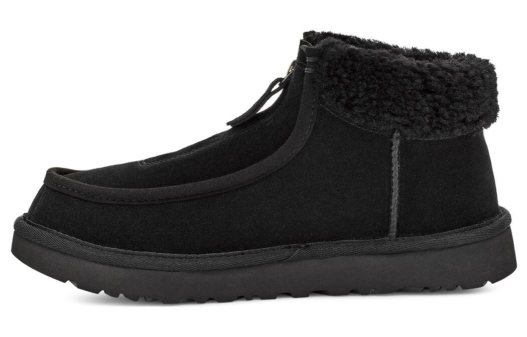 Ботинки женские UGG Funkarra Suede Fur Collar Zip, черный