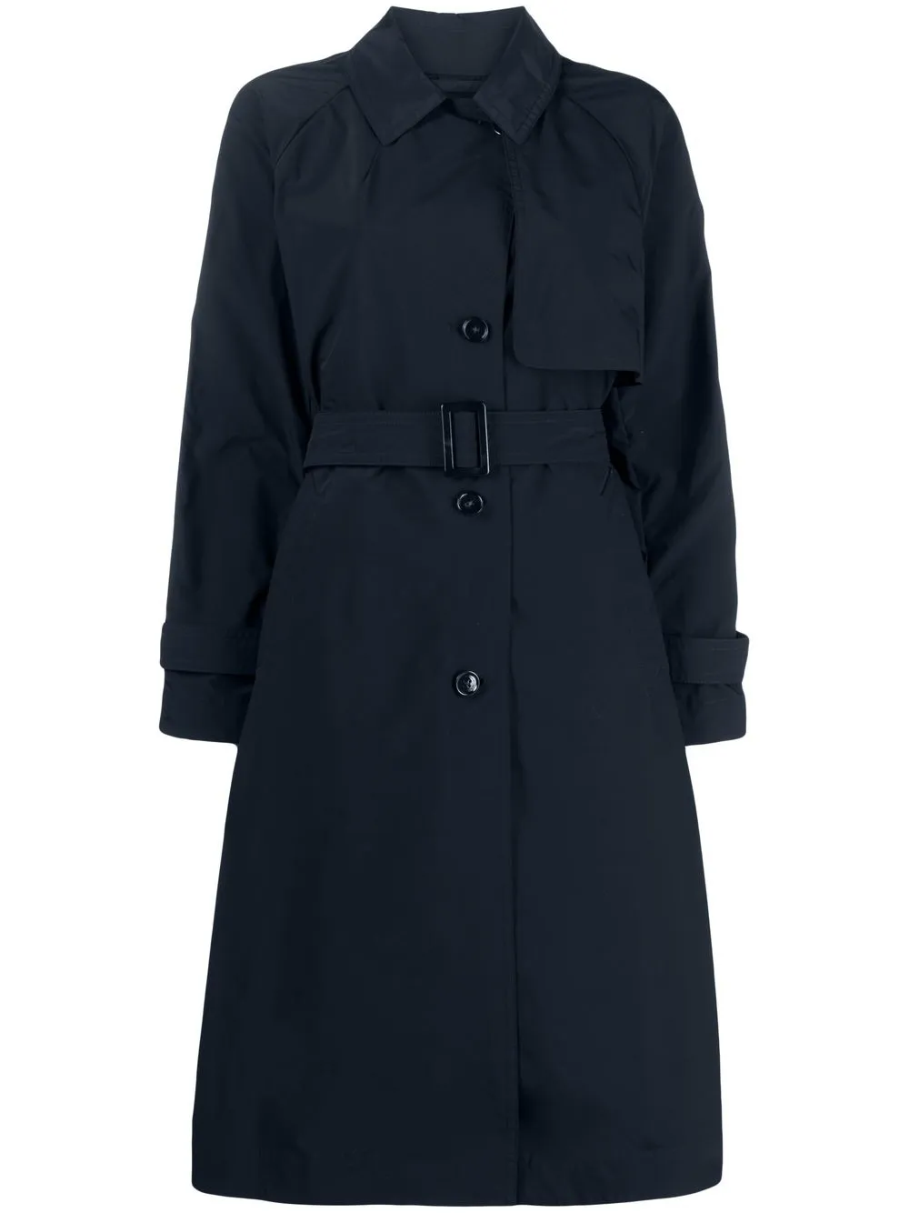 

Тренчкот с нашивкой-логотипом WOOLRICH, синий