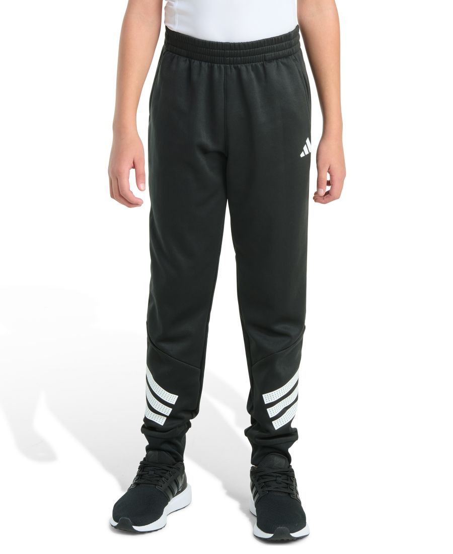 

Спортивные брюки-джоггеры с эластичным поясом и тремя полосками для мальчиков Adidas, Black