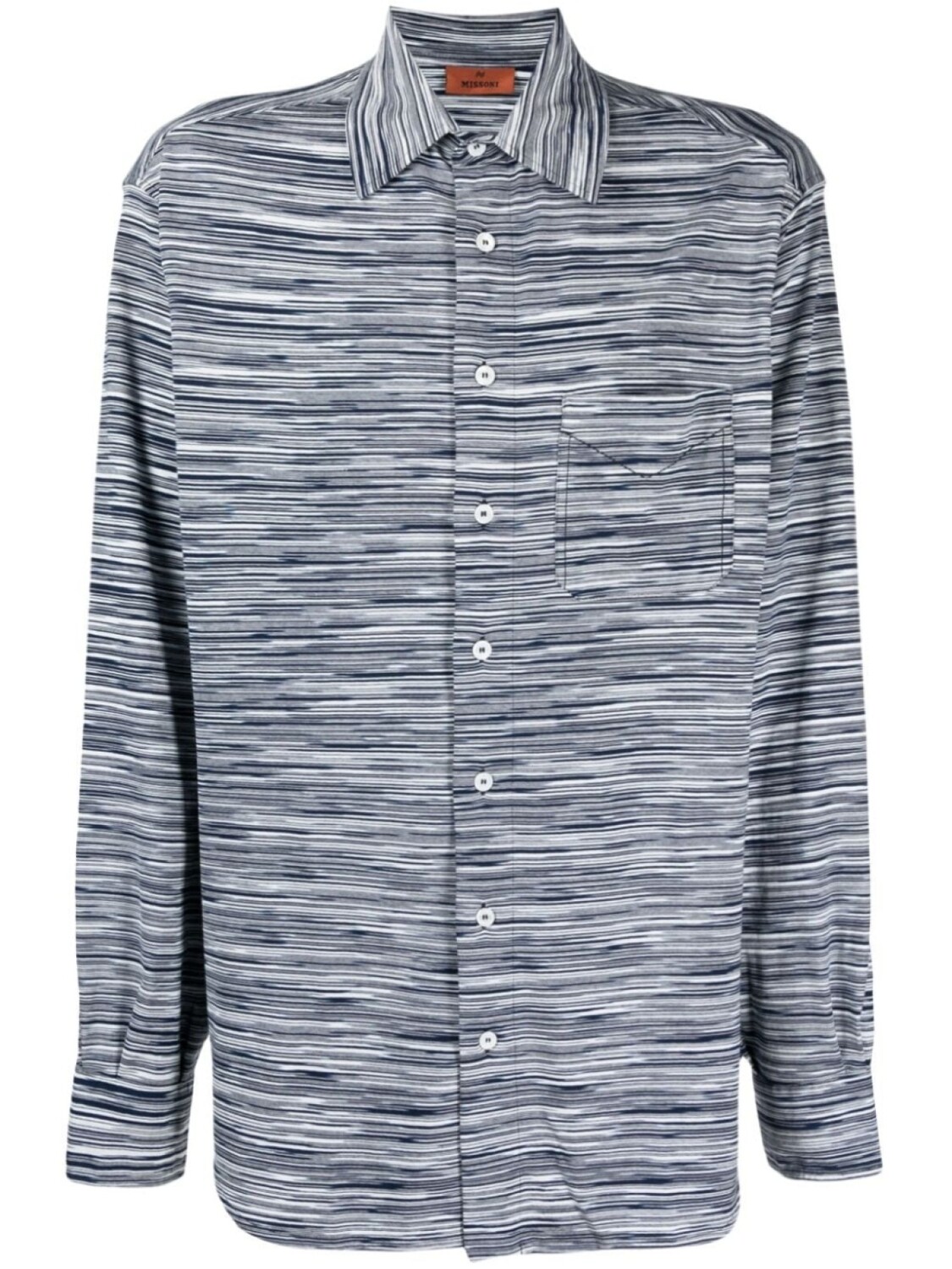 

Missoni рубашка с графичным принтом, синий