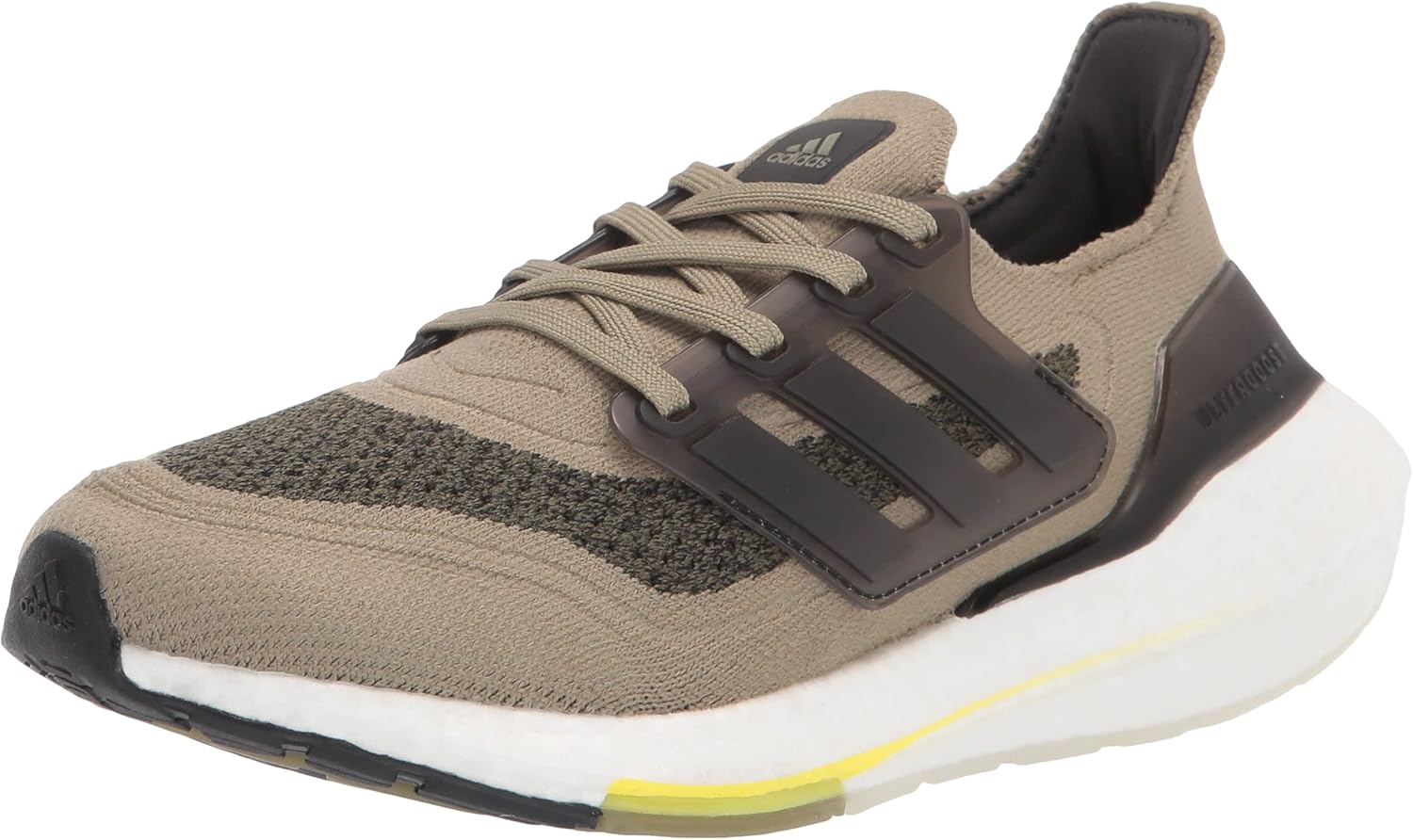 

Мужские кроссовки Adidas Ultraboost 21, черный/зеленый/желтый
